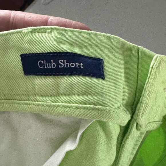 VINEYARD VINES Mens Lime Green Club Shorts Size 34 Twill Classic Golf Preppy NWT - Picture 7 of 9